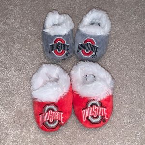 Ohio State Newborn Booties - 2 pairs